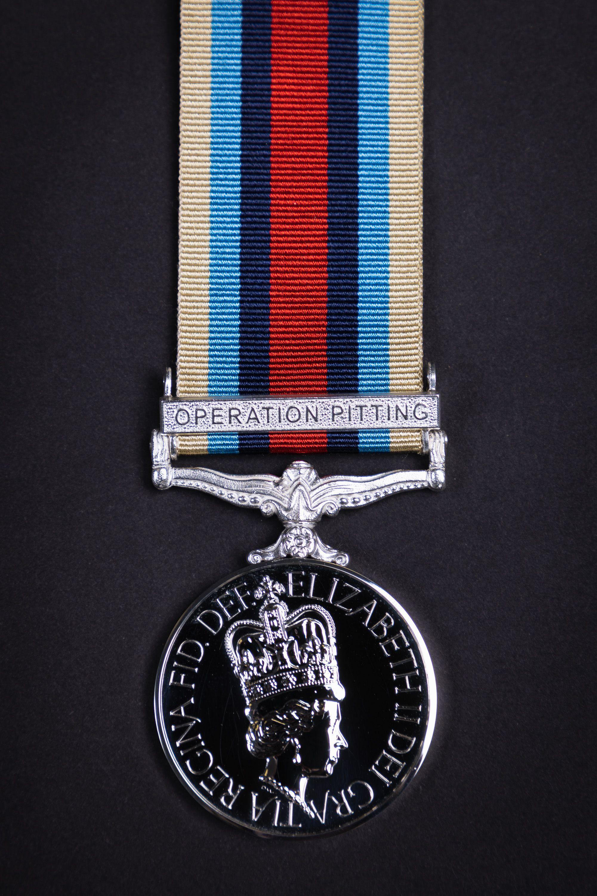 Operational Service Medal Afghanistan with an ‘OPERATION PITTING’ clasp