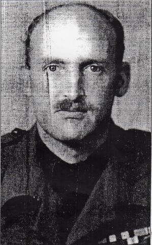 Vic Coxen Commander of 4th Parachute Battalion later Lt Col. 