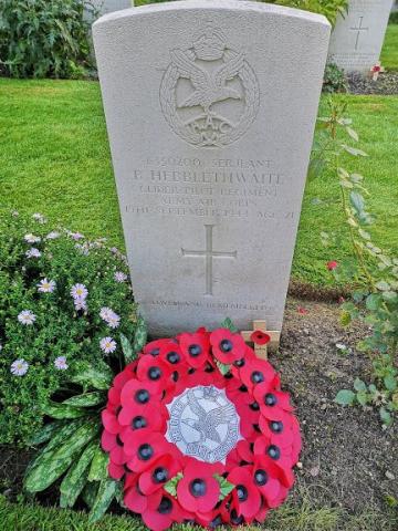 OS Bryan Hebblethwaite gravestone