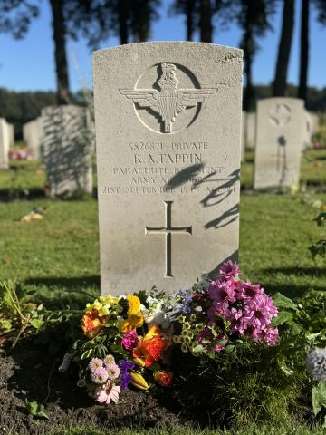 OS Robert A Tappin gravestone