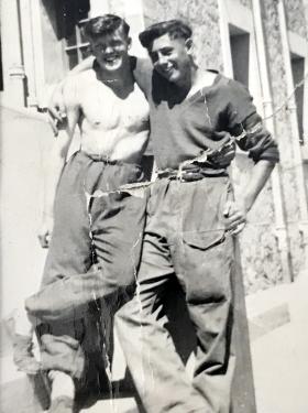 David Hulcoop and ‘Punchy Moore’. 2 Para Canal Zone Egypt, 1952-1953. 