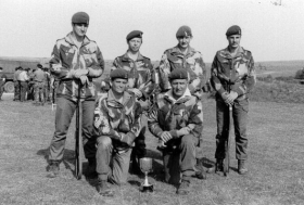 216 shooting team, winners of Roupell Trophy.