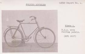 Folding Bicycle BSA and Phillips c1942