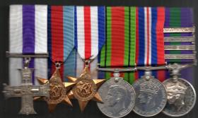 Major J A N Sim medal set