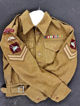 Battle Dress Blouse of Cpl Harold Bruce 21st Ind Para Company