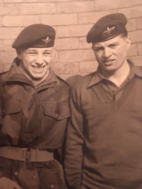 OS Pte Francis Turner and friend 