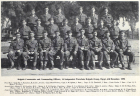 16 Para Brigade Officers Egypt 4 December 1952