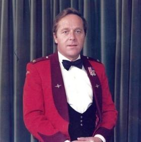 OS David Roberts in mess dress