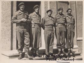 Monty with Commanders from 6th Airborne Division