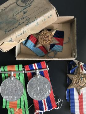OS Edwin Pickford’s medals