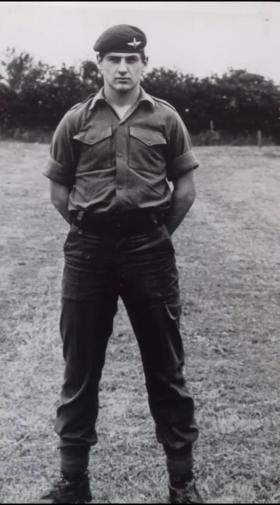 Gerald Bull in uniform