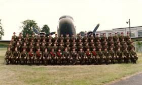 OS 3 PARA B Company official photograph to coincide with the 50th anniversary of Airborne Forces 1990