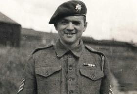 OS George Stevens with medal ribbons