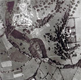 OS Hardwick Hall from Air 1943-44