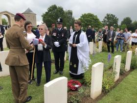 OS Rededication Ceremony for Lacey A Tingle 7 June 2018
