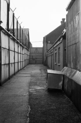 Blast walls at Cookstown SF base