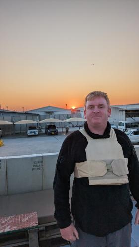 Pete King Working in Iraq as a military contractor