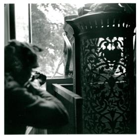 A soldier with a US M1 Carbine defending 1st Airborne Divisional Headquarters, in the Hartenstein. 