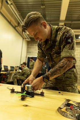 7 Para RHA preparing a Drone for Racing 2024