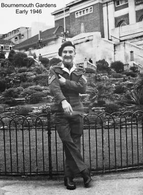 SSgt Wastell, Recuperating in Bournemouth (1945)