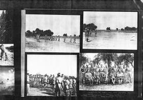 Inspection of the 50th Indian Parachute Brigade by the CinC and General Browning