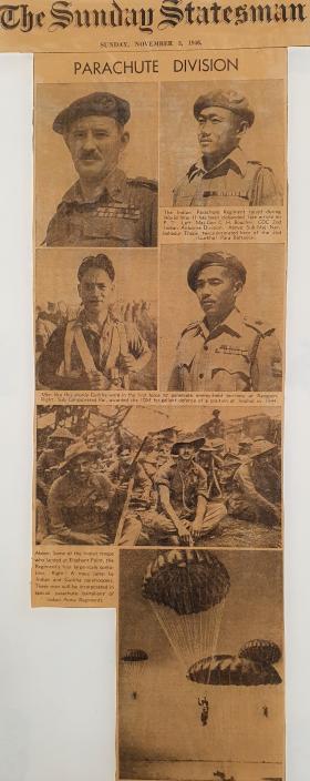 2nd Indian Airborne Division featured in the Sunday Statesman