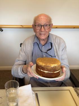 John B Arthur, 15 October 2024 on his 101st birthday