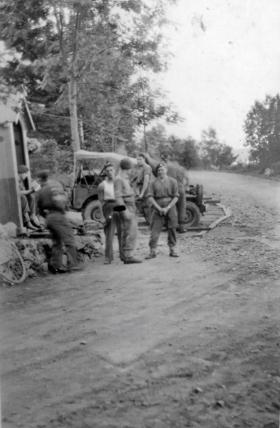 Entrance to the 1st Airborne Recce Squadron Headquarters at Stavanger. 9–16 May 1945