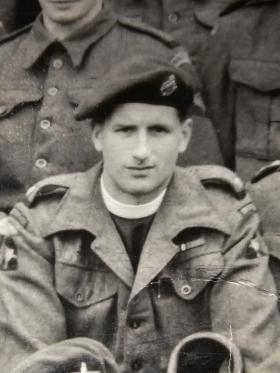 Closeup of John Gwinnett taken from the 9th Battalion group photo