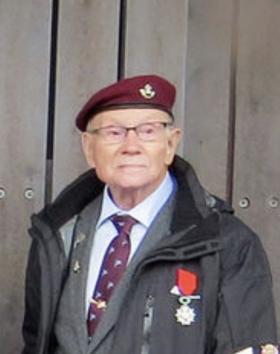 OS John Arthur with the Legion D’honneur