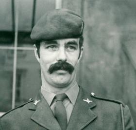 Sgt.Ted Barrett, MM. Buckingham Palace. 24 Nov 1982