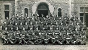 Number 1 Company, 1st Airborne Divisional Signals. Honington Hall, Lincs, Sept 1944.