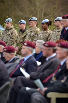 Service honours anniversary of Second World War airborne operation, 24 March 2013.
