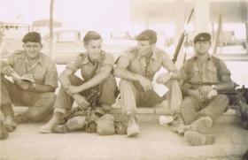 2 Para soldiers rest in Kuwait, c.1961