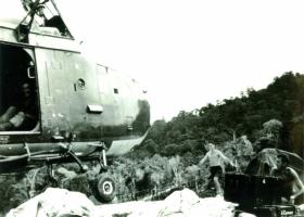 A Company 2 PARA, Heli-pad, Borneo, 1965.