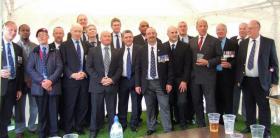 Members of A Company, 2 PARA Falkland Veterans, Aldershot, 2012.
