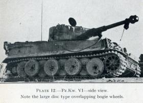 German Tiger Tank destroyed in Tunisia