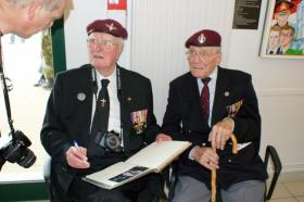 Bill Doherty and Bill Gladden at the 71st Normandy Commemorations, 5-7 June 2015.