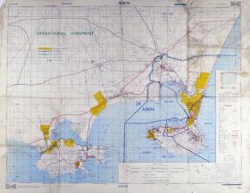 Map of Aden, Ratio 1: 50,000