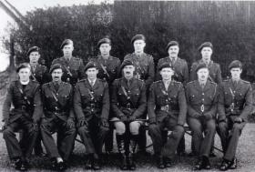 Group photograph of officers, 225 Parachute Field Ambulance, January 1944.