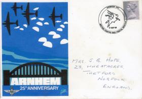 Commemorative envelope from 25th Anniversary of Arnhem, September 1969.