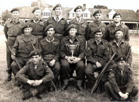 Regimental team, 285 (Essex) Airborne Light Regiment RA (TA), 1951.