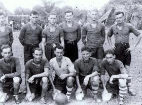 Members of the 12th Para Bn football team, year unknown.