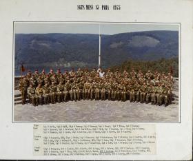 Group Photograph of Sergeant's Mess, 15th Parachute Battalion 1975