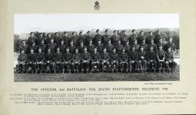 Group Photograph of Officers of the 2nd Battalion, The South Staffordshire Regiment, 1943.