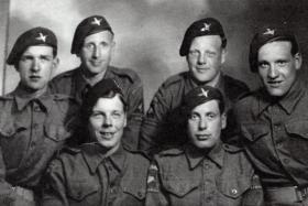 Six men of The 8th (Midland) Parachute Battalion, early 1944.