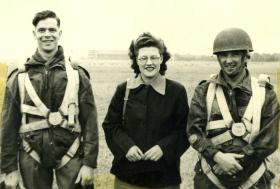 Neville 'Bill' Griffin, with friends Joan and Bert Vosper REME, Germany, 1948-9
