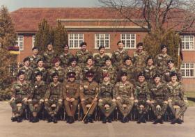 Group Passing Out photograph Combat Medic Course, Longmoor, April 1984