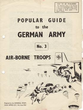 War Office Guide to German Airborne Forces, 1941