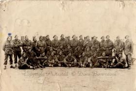 Group photo of the Medium Machine Gun Platoon, 2nd Parachute Battalion, 1943.